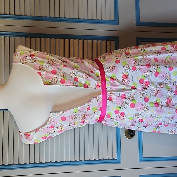 Vintage Sheri Martin NY Pink Floral Dress - Picture 11 of 12